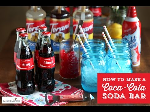 How to make a DIY Coke Soda Bar  | Easy Party Idea