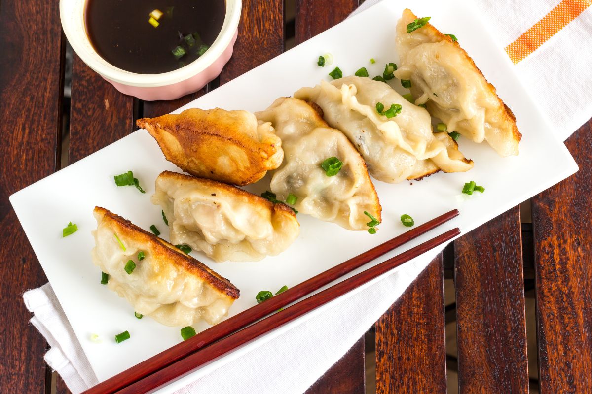 Potstickers With Honey Soy Dipping Sauce