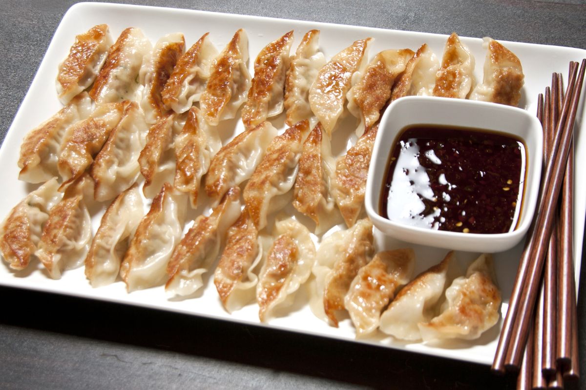 Potstickers With Honey Soy Dipping Sauce
