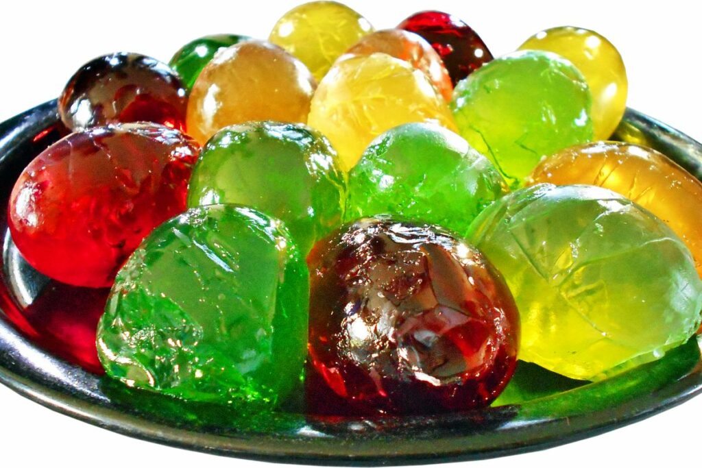 Rainbow Jello Easter Eggs