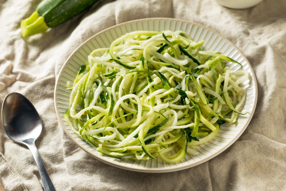 Raw Zucchini “Noodles” (Zoodles)